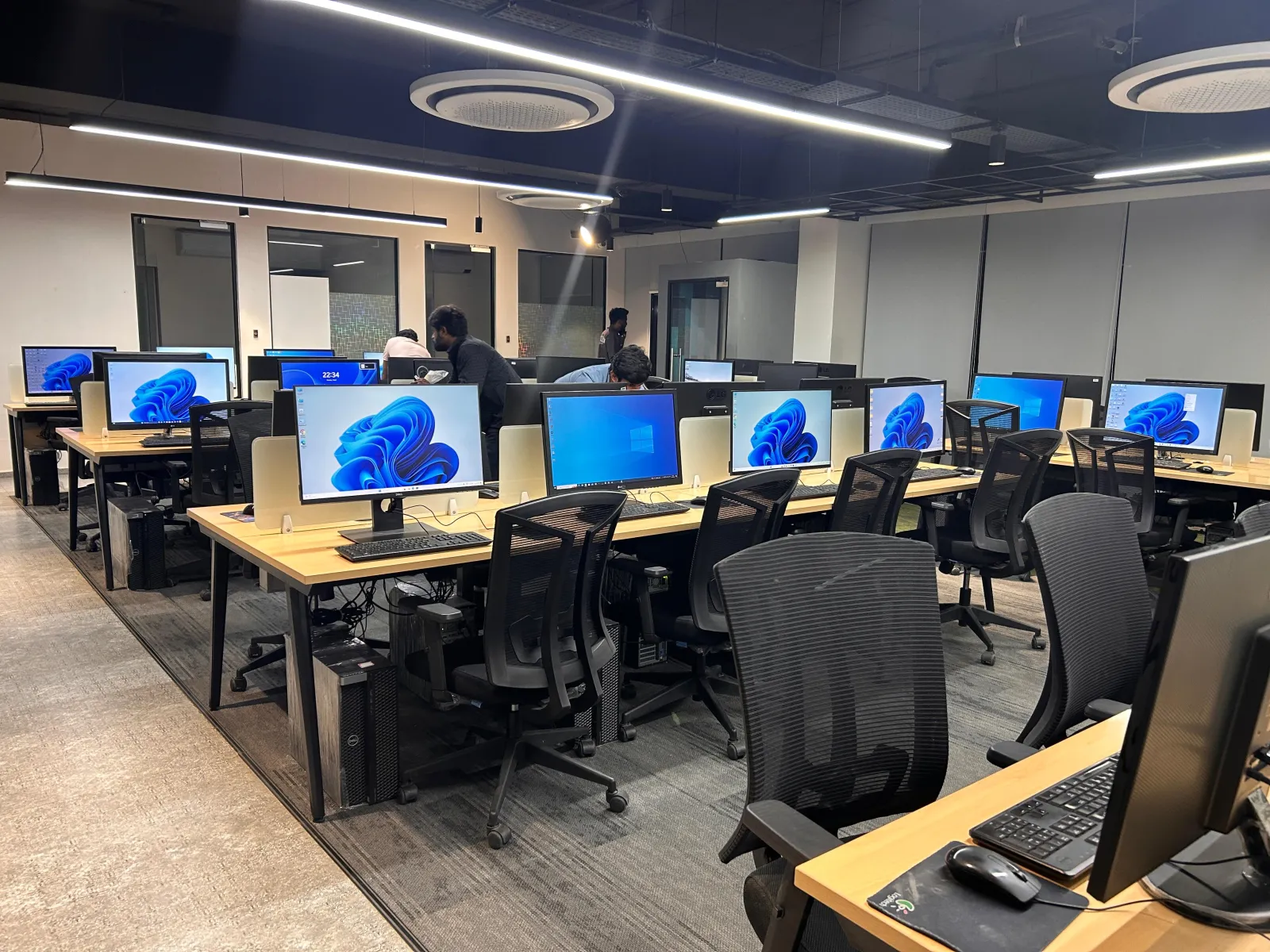Workstation rollout on client floor